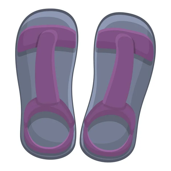 Reizen sandalen icoon, cartoon stijl — Stockvector