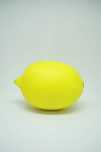 Yellow Lemon Gray Table — Stock Photo, Image