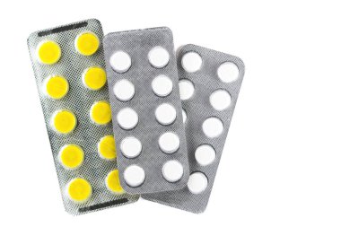 Tabletler sarı ve beyaz