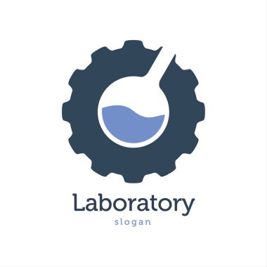 Laboratuvar bilim Logo tasarımı