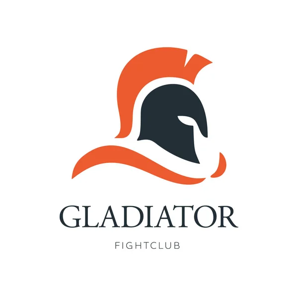 Diseño Logotipo Cabeza Gladiador — Vector de stock
