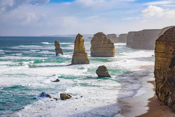 Los Doce Apóstoles Great Ocean Road Melbourne Victoria Australia —  Fotos de Stock