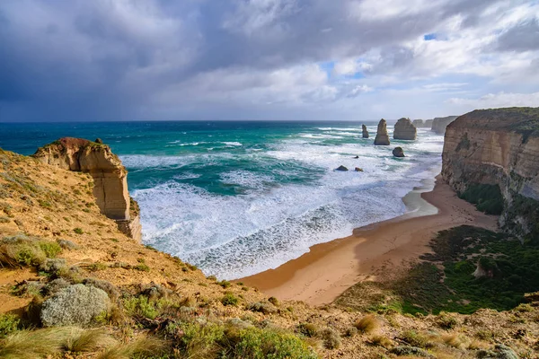 Doze Apóstolos Great Ocean Road Melbourne Victoria Austrália — Fotografia de Stock