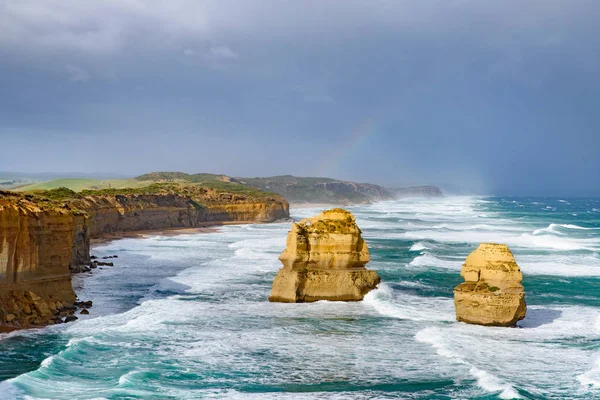 Tolv Apostlarna Great Ocean Road Melbourne Victoria Australien — Stockfoto