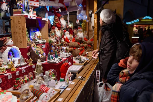 Art Craft Kraam 2018 Kerst Markt Brussel België — Stockfoto