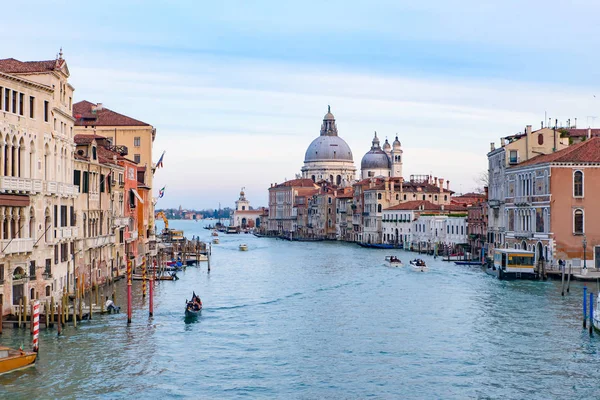 Grand Canal Santa Maria Della Salute Background Venice Italy — 스톡 사진