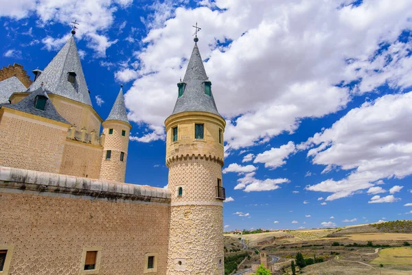塞戈维亚的阿尔卡萨 西班牙塞戈维亚的一座城堡 — 图库照片