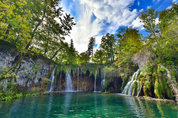 Galovaki Buk Waterval Bij Het Meer Van Galovac Nationaal Park — Stockfoto