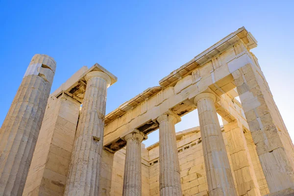 Partenone Famoso Tempio Antico Sull Acropoli Atene Grecia — Foto Stock