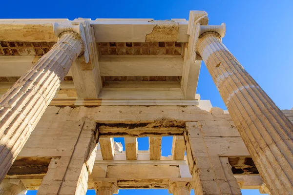 Partenón Famoso Templo Antiguo Acrópolis Atenas Grecia —  Fotos de Stock