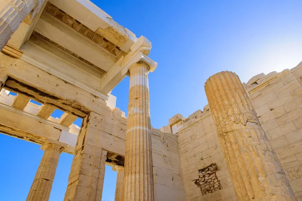 Partenone Famoso Tempio Antico Sull Acropoli Atene Grecia — Foto Stock