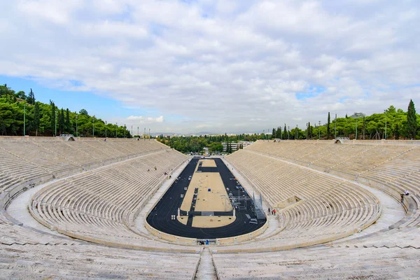 Panathenaic Stadion Dat Eerste Moderne Olympische Spelen Organiseerde Athene Griekenland — Stockfoto