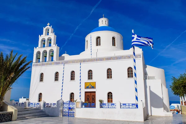 Ekklisia Agios Onoufrios Church Oia Santorini Greece — Stock Photo, Image