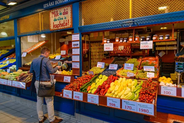 Menschen Beim Einkaufen Der Central Market Hall Dem Größten Und — Stockfoto