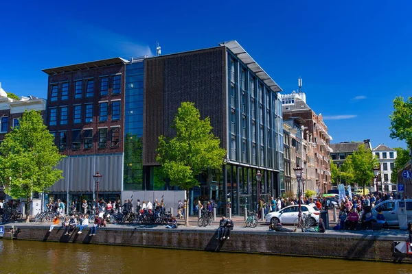 Anne Frank House Amsterdamu Nizozemsko — Stock fotografie