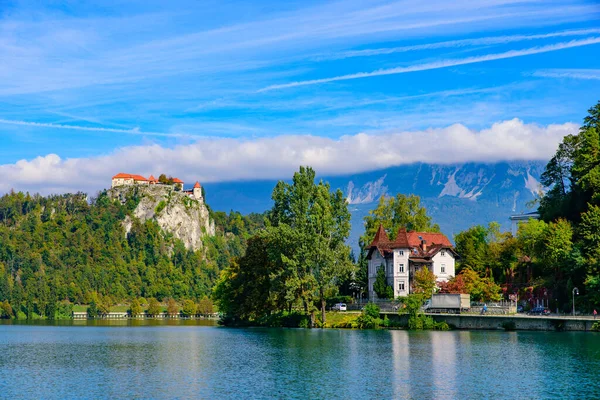 Lago Bled Destino Turístico Popular Eslovenia —  Fotos de Stock