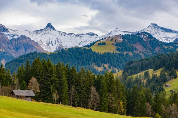 Landscape Mountains Alps Area Switzerland Europe — Φωτογραφία Αρχείου