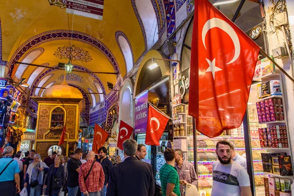 Shops Grand Bazaar Istanbul One Largest Oldest Covered Markets World — Stok fotoğraf