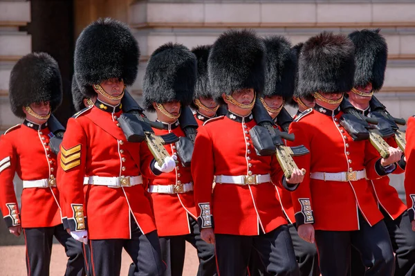 Ceremony Changing Guard Forecourt Buckingham Palace London United Kingdom — Stock fotografie