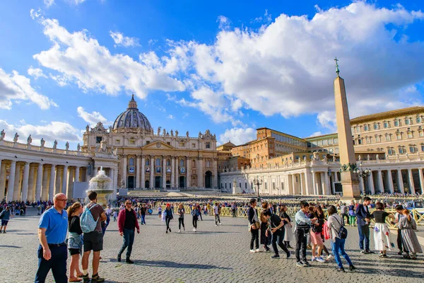 Peter Basilica Square Vatican City — Stock fotografie