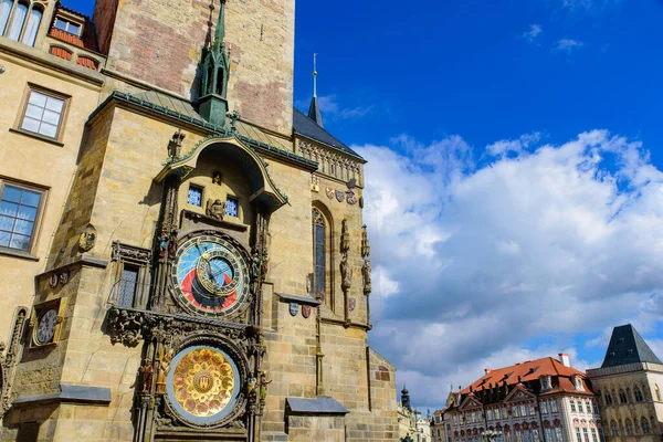 Reloj Astronómico Old Town Square Praga República Checa — Foto de Stock