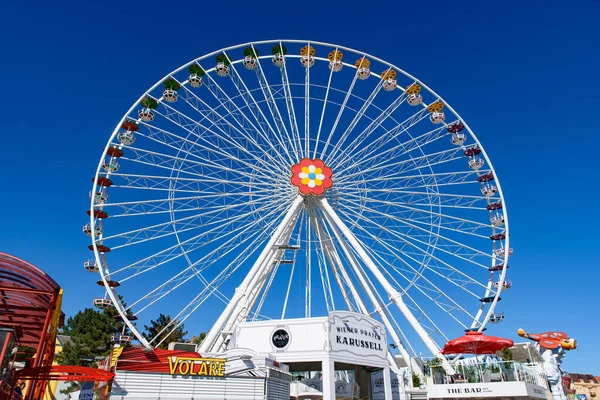 Roda Gigante Parque Diversões Prater Viena Áustria — Fotografia de Stock