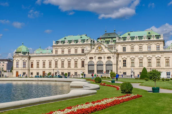 Alto Belvedere Palacio Barroco Viena Austria — Foto de Stock