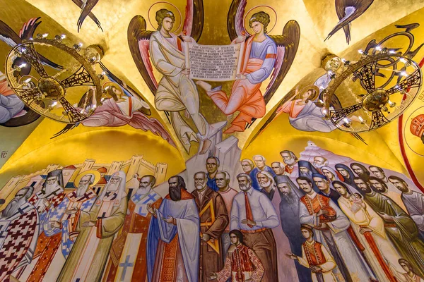Внутрішній Собор Воскресіння Христа Подгориці Чорногорія — стокове фото