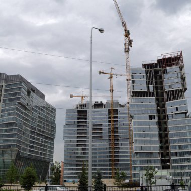 Almatı, Kazakistan Mart 2014. Konut kompleksi 