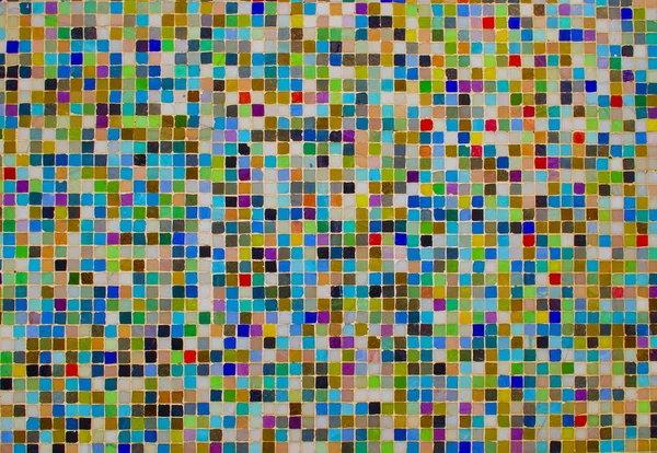 Багатобарвна Керамічна Плитка Крупним Планом Яскравий Фон Простір Копіювання — стокове фото