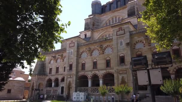 Süleyman Camii 'nin inşaatı. UNESCO dünya mirası sahası. — Stok video