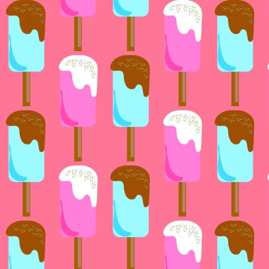 Dondurma kesintisiz geometrik desen