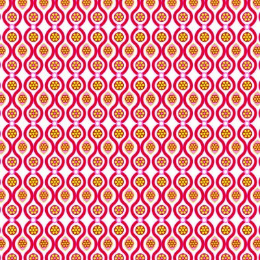 geometrik şekiller Dikişsiz desen arka plan. Kolay düzenleme için katmanları dosyasında vektör