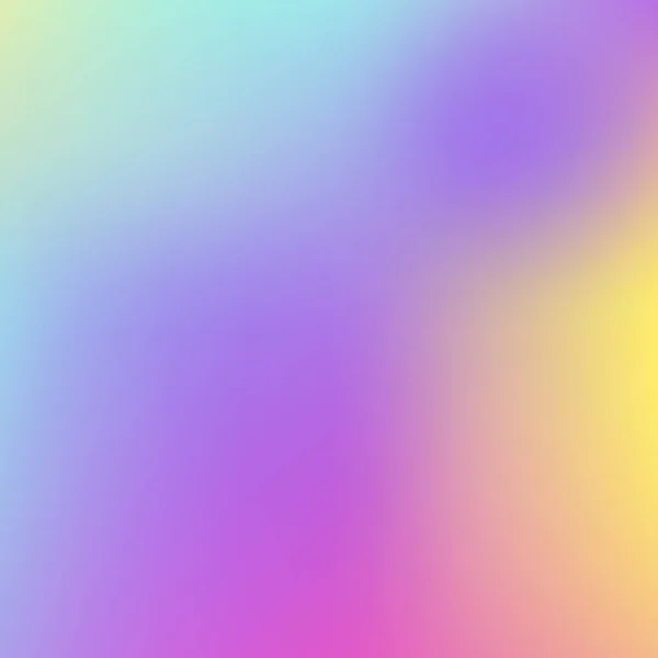 Abstrait Arrière-plan holographique dans la conception de couleur au néon pastel. Fond d'écran flou. Illustration vectorielle pour votre style moderne tendances 80 années 90 arrière-plan pour le design créatif — Image vectorielle