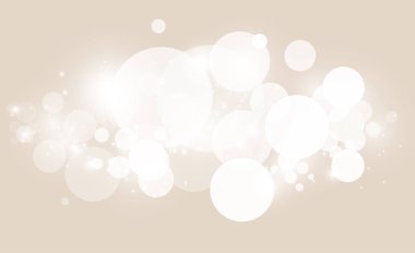 Arka plan beyaz bokeh etkisi ile. Şablon tebrik, davetiye, afiş ve tatil sezonu vektör çizim üzerinde kutlamak için poster için ışıklar /