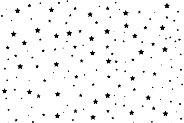 Vallende ster. Wolk van sterren geïsoleerd op transparante achtergrond. Vectorillustratie — Stockvector