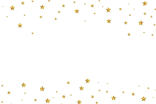 Падающая золотая звезда. Облако звёзд изолировано на прозрачном фоне. Векторная иллюстрация — стоковый вектор