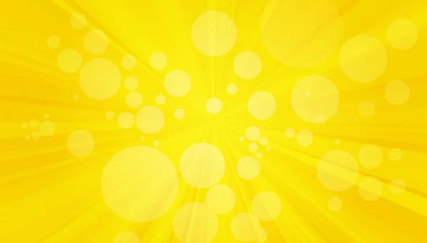 Yellow sanny rays background. Sparkling magical dust particles. Vector illustration. — Stock Vector