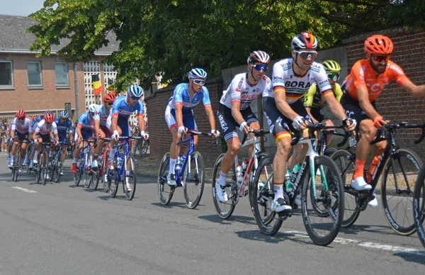 Tour France 2019 Etape Schachmann Geschke Sein Peloton —  Fotos de Stock