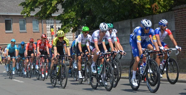 Tour France 2019 Etape Champion Autriche Konrad Sein Peloton — Stock fotografie