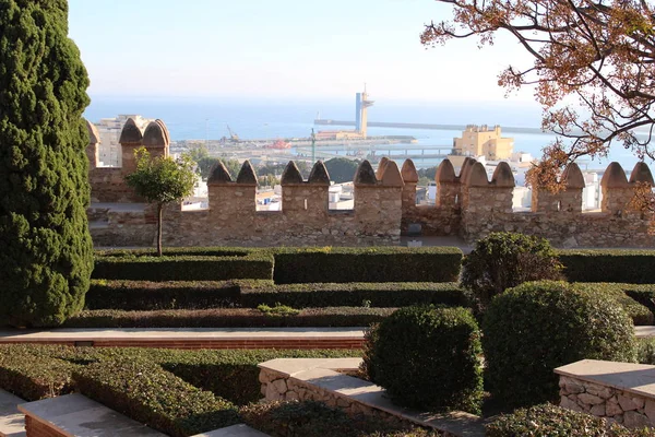 从西班牙的古堡城市的看法 — 图库照片