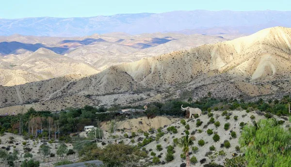 Paisaje Montañas Rocosas Zona Almeriense España — Foto de Stock