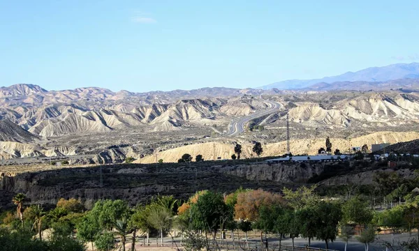 Paisaje Montañas Rocosas Zona Almeriense España — Foto de Stock