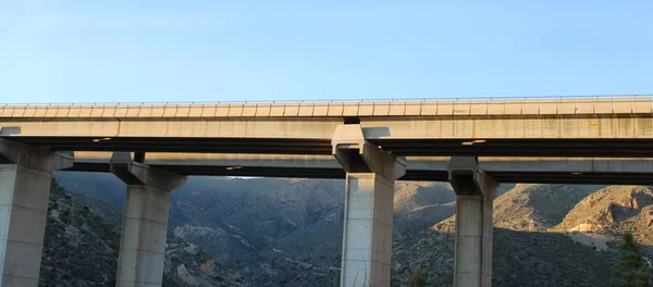 Göl martılar tam ile arka planda Almeria, İspanya ilinin dağları