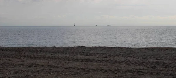 Arka Plan Bulutlu Gökyüzü Almeria Eyaletinin Dağı Ufukta Köyü — Stok fotoğraf