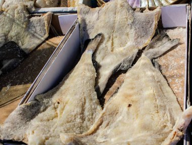 Kurutulmuş ve tuzlu morina fileto