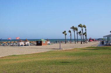 İspanya'da sahilde eğlence ve turizm yeri