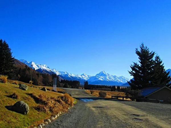 Güzel Sahne Seyahatinden South Island Yeni Zelanda — Stok fotoğraf