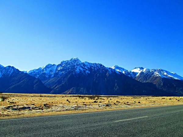 güzel sahne, seyahatinden south Island, Yeni Zelanda