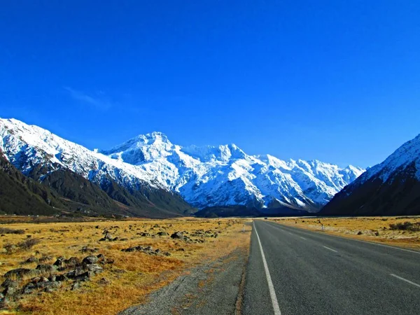 güzel sahne, seyahatinden south Island, Yeni Zelanda